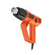 Пістолет гарячого повітря - фен мережевий BLACK+DECKER KX2001