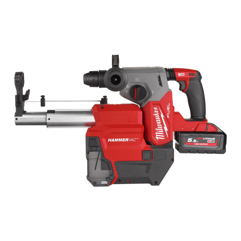 Cистема пиловидалення акумуляторна SDS-PLUS MILWAUKEE M18 FDDEXL-0 (для M18 FH,FHX,ONEFH,ONEFHX)