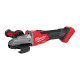 Шліфмашина кутова - болгарка акумуляторна MILWAUKEE M18FSAGF125XB-0X, діаметр 125мм (антивібраційна бокова рукоятка, захисний ко