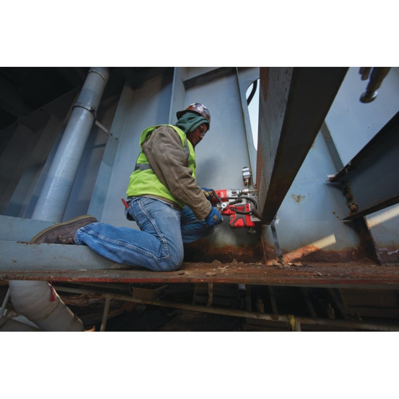 Дриль на магнітній станині безщітковий акумуляторний MILWAUKEE, M18 FMDP-0C (каркас, кейс)