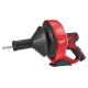 Машина прочистна акумуляторна MILWAUKEE, M12 BDC8-202C, трос 8м (зарядний пристрій С12 С , 2 акумулятори М12 В2 2Аг, відро, карт