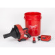 Машина прочистна акумуляторна MILWAUKEE, M12 BDC8-202C, трос 8м (зарядний пристрій С12 С , 2 акумулятори М12 В2 2Аг, відро, карт