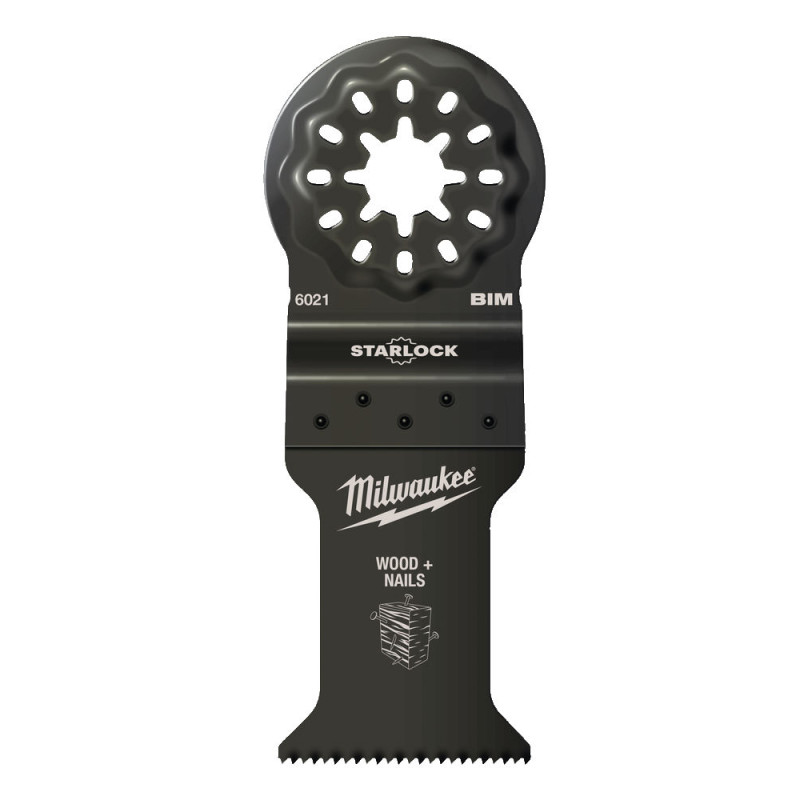 Полотно для мультітула BiM STARLOCK MILWAUKEE, 35х42мм (деревина з цвяхами)