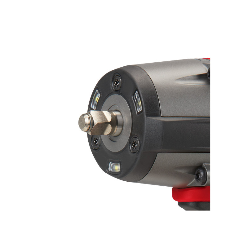 Гайковерт акумуляторний безщітковий 3/8'' MILWAUKEE, М18 FMTIW2F38-0X, 813Нм, з кільцем (каркас, кліпса для реміня, HDкейс)