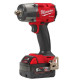 Гайковерт акумуляторний безщітковий 1/2'' MILWAUKEE, M18 FMTIW2P12-502X, 881Нм, з піном (зарядний пристрій M12-18 FC, 2 акумулят