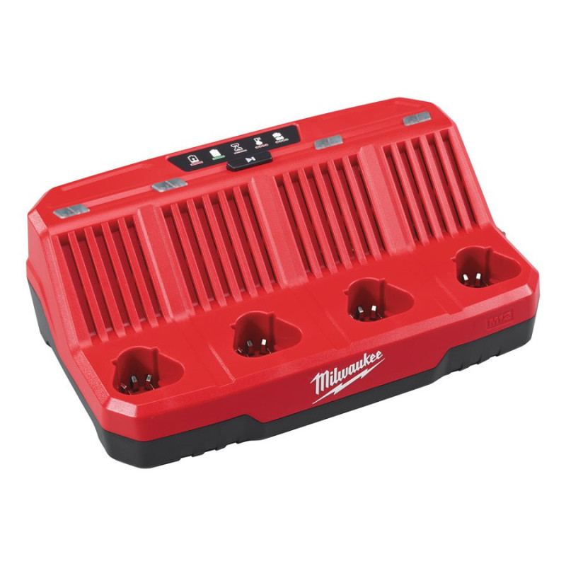 Зарядний пристрій MILWAUKEE, M12 C4 (для 4х акумуляторів М12)