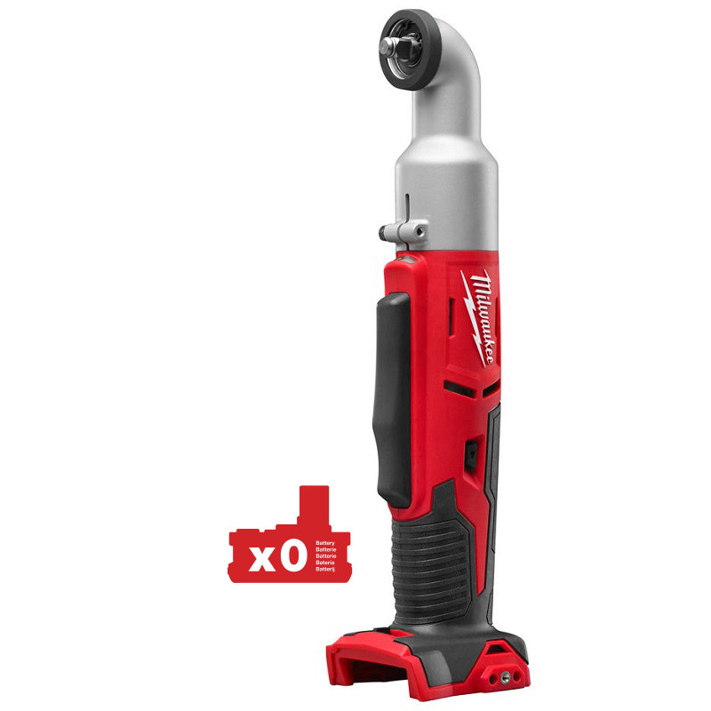 Гвинтокрут кутовий акумуляторний 3/8'' MILWAUKEE, M18 BRAIW-0, 76Нм (каркас, картонне пакування)