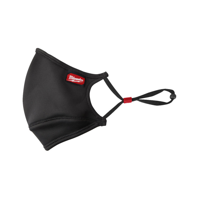 Маска захисна для обличчя тканинна MILWAUKEE, розмір L/XL, (3шт)