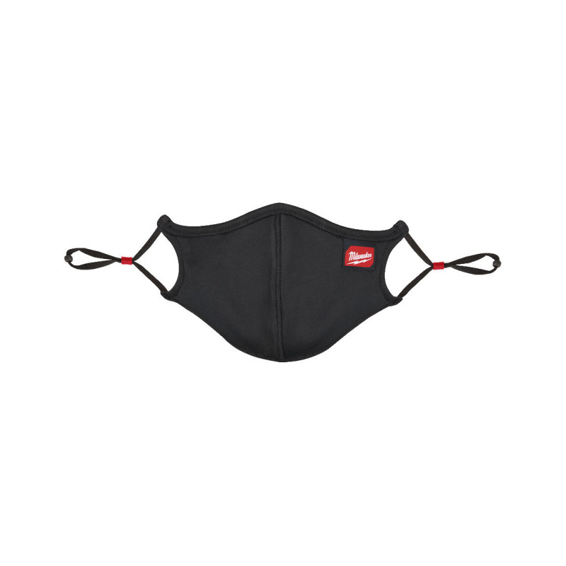 Маска захисна для обличчя тканинна MILWAUKEE, розмір S/M, (3шт)