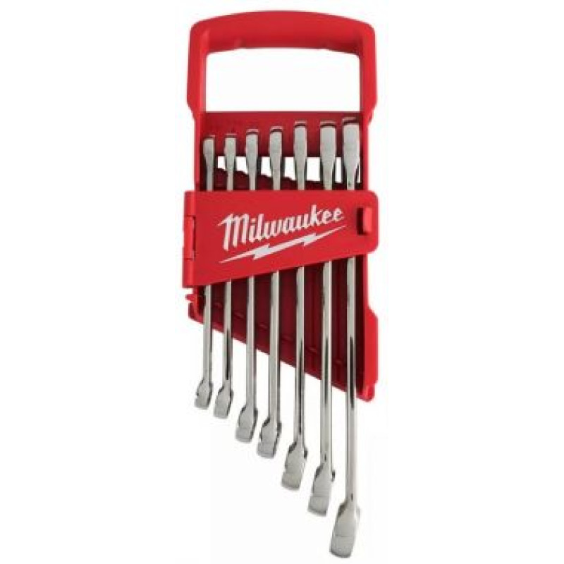 Набір дюймових ключів рожково-накидних MILWAUKEE (7шт), (3/4'',7/16'', 1/2'', 9/16'', 5/8'', 11/16'', 3/4'')