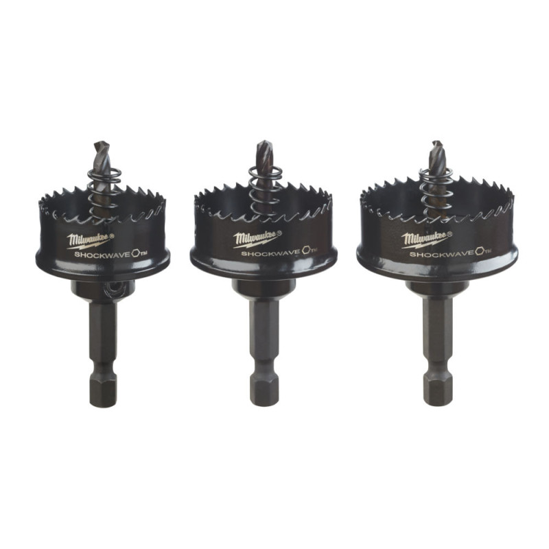 Набір коронок Shockwave MILWAUKEE (діаметри 22/29/35мм) (3шт)