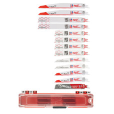 Набір полотен для шабельних пил MILWAUKEE SAWZALL, (13шт) (заміна на 49472231) пластиковий футляр