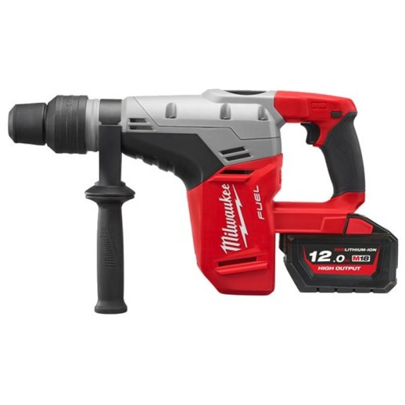 Перфоратор акумуляторний безщітковий SDS-MAX MILWAUKEE M18 CHM-121C, 6,0Дж (зарядний пристрій M12-18 FC, 1 акумулятор М18 HB12 1