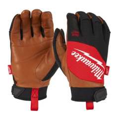 Рукавиці робочі зі шкіряними вставками MILWAUKEE, розмір 7/S
