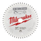 Диск пиляльний по алюмінію Alu PFTE MILWAUKEE, діаметр 190х30х2,4мм, 54 зуб.