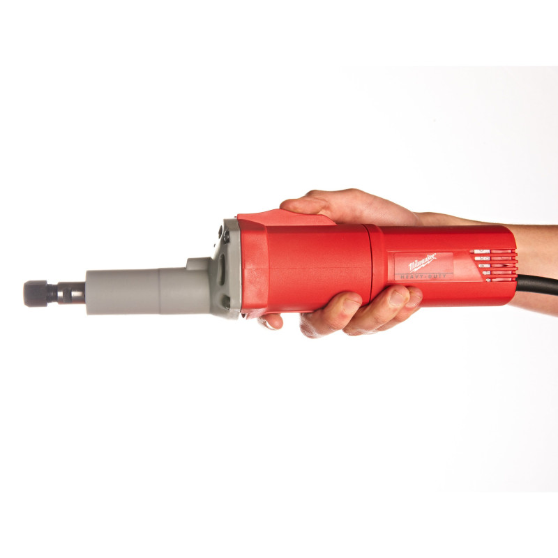 Шліфмашина пряма MILWAUKEE, DG 7Е, 600Вт, цанга 6мм (3000-7000 об/хв) (ключи, картонне пакування)