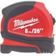 Рулетка Pro Compact MILWAUKEE, 8м/26фт (25мм), (заміна на 4932498781)