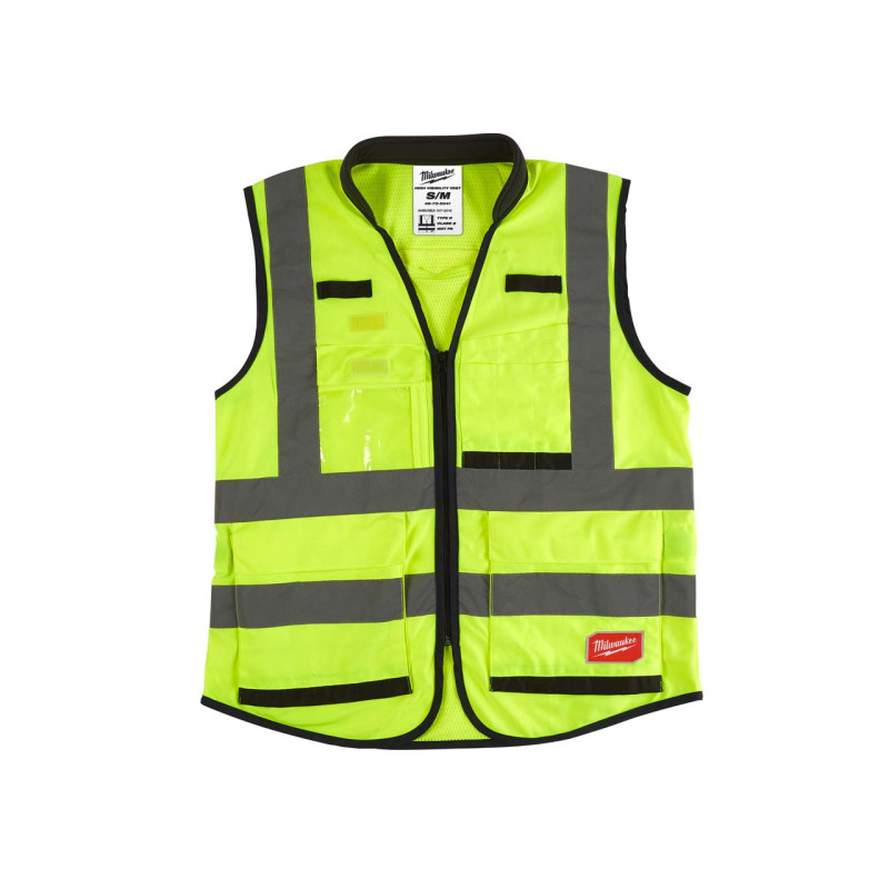 Жилет жовтий PREMIUM MILWAUKEE, сигнального забарвлення (2XL /3XL)