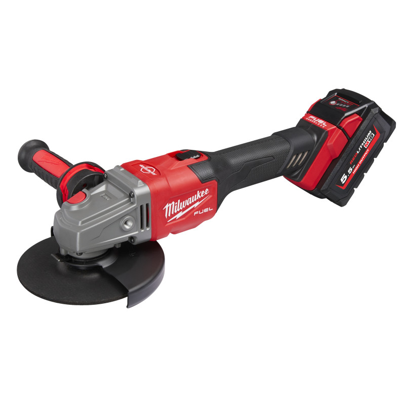 Шліфмашина кутова - болгарка акумуляторна безщіткова MILWAUKEE, M18 FHSAG125XB-552X, діаметр 125мм