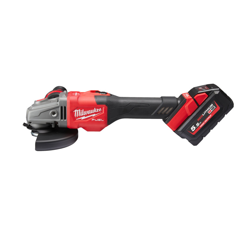 Шліфмашина кутова - болгарка акумуляторна безщіткова MILWAUKEE, M18 FHSAG125XB-552X, діаметр 125мм