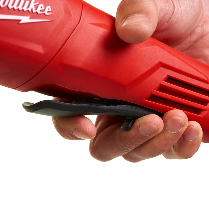 Шліфмашина кутова MILWAUKEE, AG 13-125 XSPD, 1250Вт, діаметр 125мм (захисний кожух, бічна рукоять, опорна та притискна гайки, кл