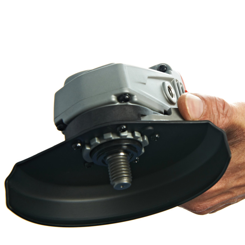 Шліфмашина кутова - болгарка MILWAUKEE, AGV 12-125 X, 1200Вт, діаметр 125мм (захисний кожух, опорна та затискна гайки, ключ, біч