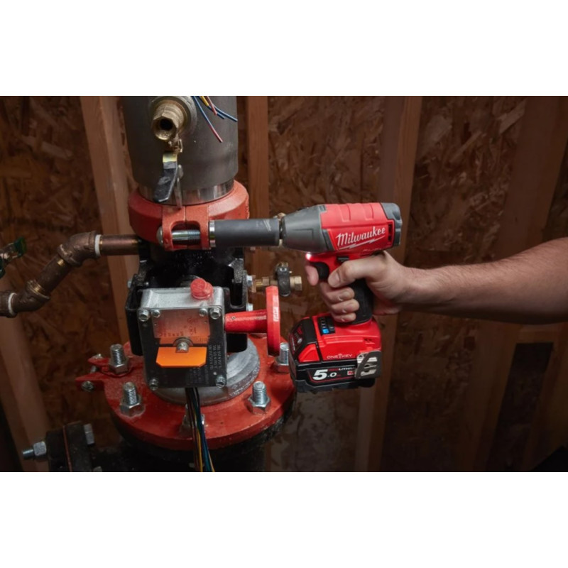 Гайковерт акумуляторний безщітковий 1/2'' MILWAUKEE M18 ONEIWF12-0, 300Нм, з кільцем (каркас)