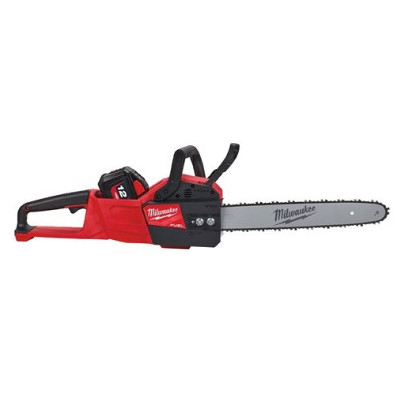 Пила ланцюгова акумуляторна MILWAUKEE, M18 FCHSC-121, 300 мм (+ заряд.пр., 1 акум.Х 12Аг, шина, ланцюг, олія для змащення ланцюг