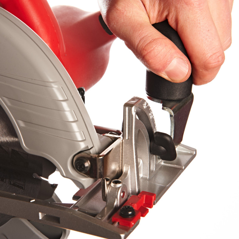 Пила ручна дискова циркулярна MILWAUKEE, CS 55, 1200Вт, діаметр 165мм (ключ, диск, пиловідвід, паралельний упор, картонне пакува