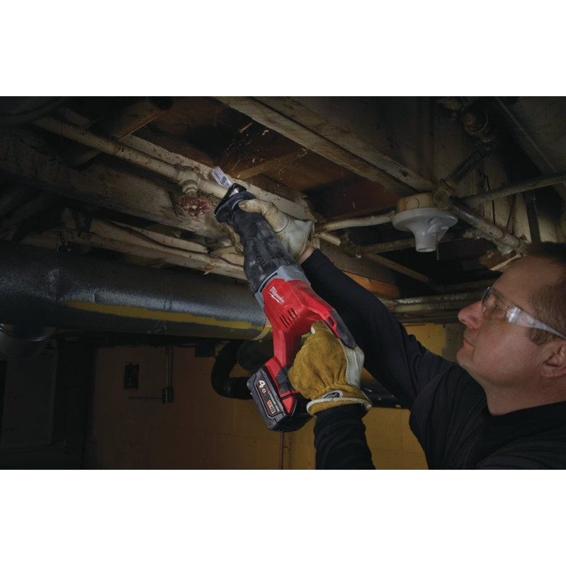 Пила шабельна акумуляторна MILWAUKEE, M18 BSX-0 (каркас, полотно)