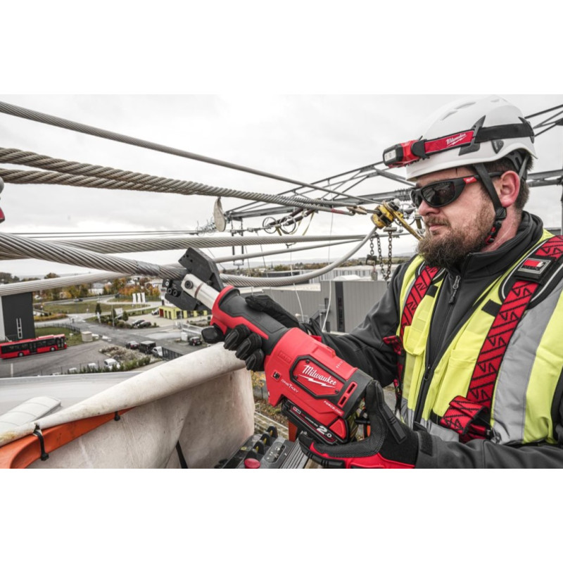 Кабелеріз гідравлічний акумуляторний MILWAUKEE, M18 ONEHCC-201C FSW (зарядний пристрій М12-18 С, 1 акумулятор М18 В2 2Аг, кліщі