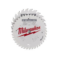 Набір дисків пиляльних по дереву MILWAUKEE,.діаметр 165х5/8''х24 зуб. + діаметр 165х5/8''х40 зуб.
