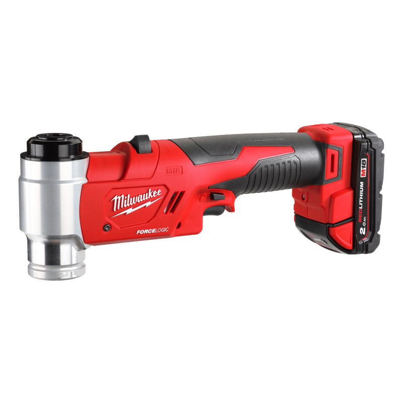 Гідравлічний пробійник для отворів FORCE LOGIC MILWAUKEE M18 HKP-201C 4933451202 (зарядний пристрій M12-18 FC, 1 акумулятор M18