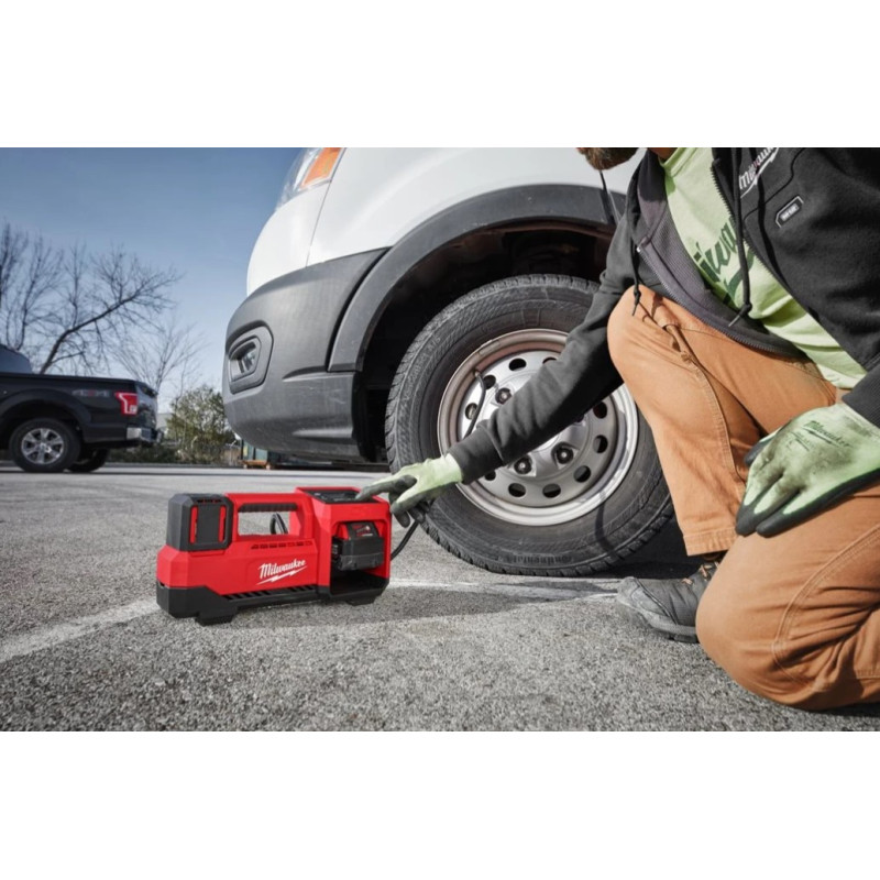 Компрессор повітряний акумуляторний MILWAUKEE, M18 BI-0 (каркас)