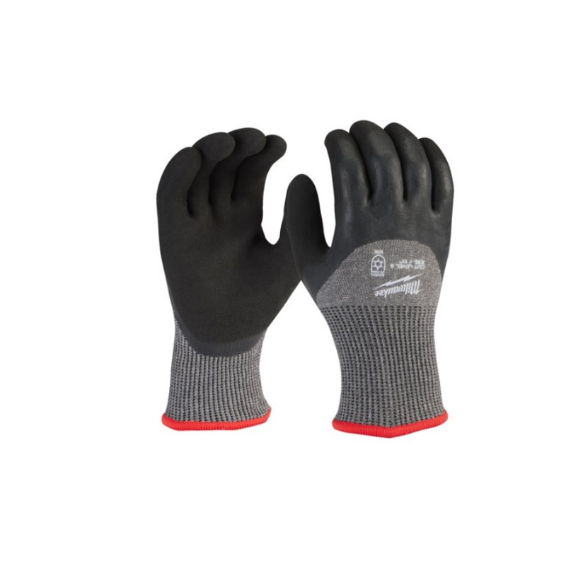 Рукавиці робочі зимові MILWAUKEE, з опором порізам 5/E рівня, розмір 7/S