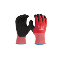 Рукавиці робочі зимові MILWAUKEE, з опором порізам 2/В рівня, розмір 7/S, (12 пар)