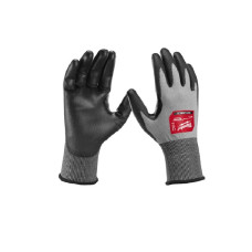Рукавиці робочі Hi-Dex MILWAUKEE, з опором порізам 3/C рівня, розмір 9/L