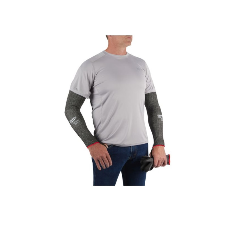 Нарукавники MILWAUKEE, з рівнем опору порізам 5/E, 45см