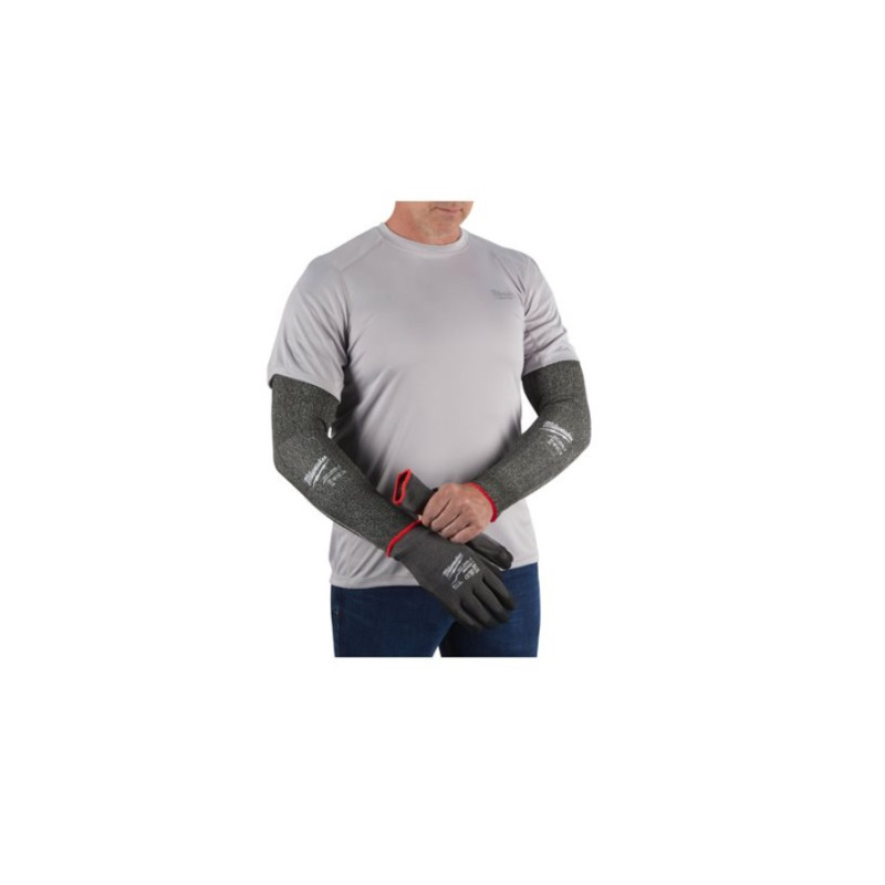 Нарукавники MILWAUKEE, з рівнем опору порізам 5/E, 45см