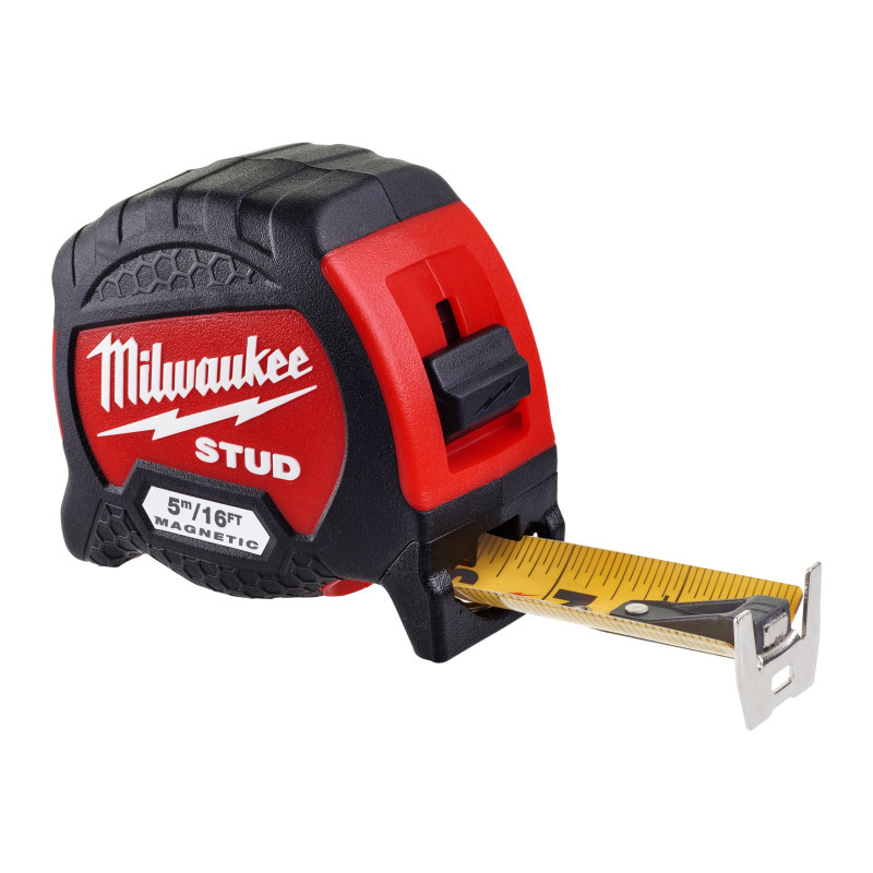 Рулетка магнитная STUD MILWAUKEE GEN II, 5м/16фт (33мм), (заміна на 4932498764)