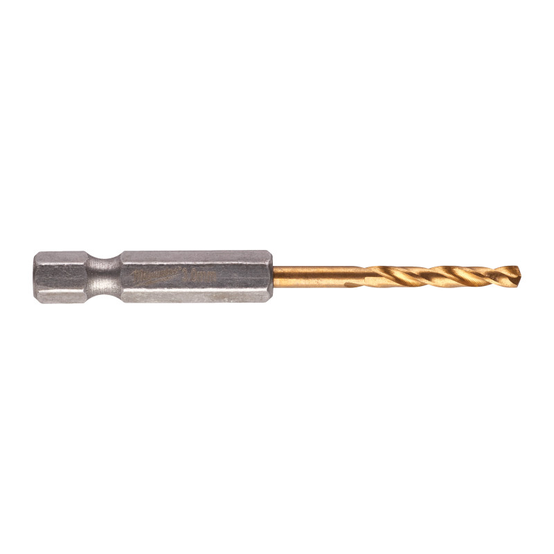 Свердло по металу RedHEX SHOCKWAVE HSS-TiN MILWAUKEE, діаметр 3,0х65х23мм, (2шт)
