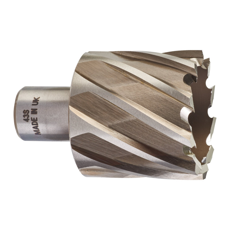 Кільцева фреза по металу MILWAUKEE HSS (WELDON), діаметр 43x30мм