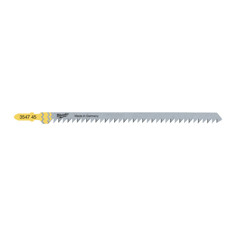 Полотна для лобзиків T744D MILWAUKEE, 155х4,0мм, (5шт) (деревина, швидкий різ)