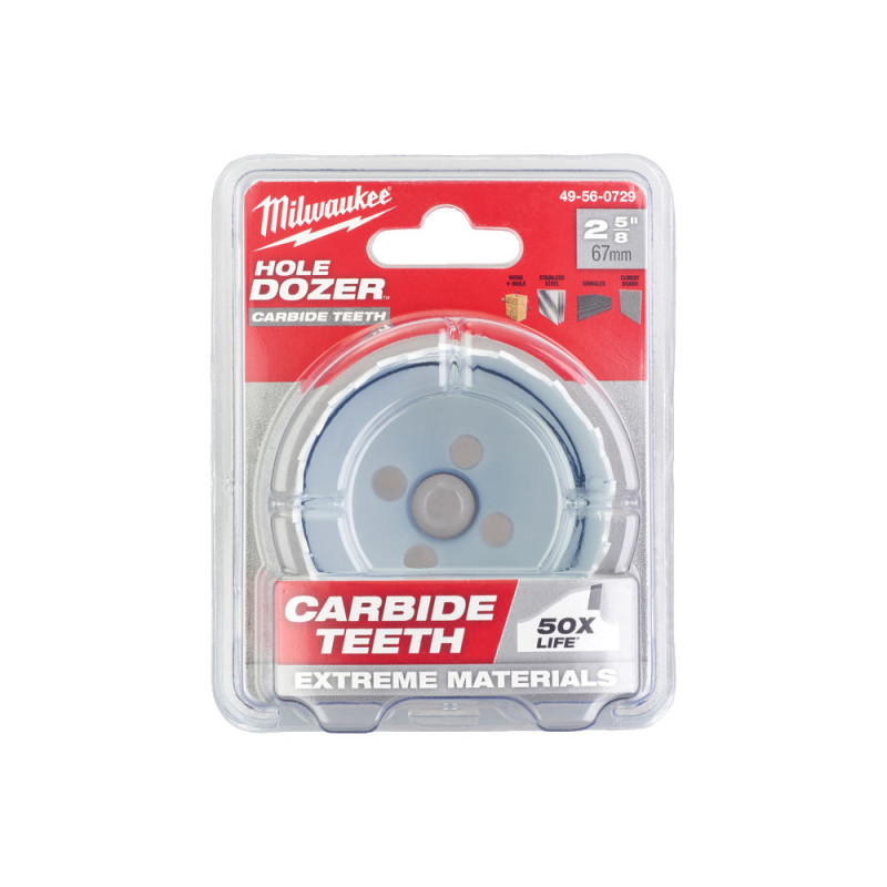 Коронка Bi-Metal Carbide MILWAUKEE, діаметр 67мм