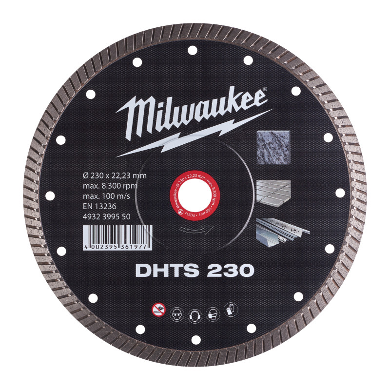 Диск алмазний MILWAUKEE DHTS 230, діаметр 230мм