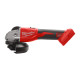 Шліфмашина кутова акумуляторна безщіткова MILWAUKEE, M18 BLSAG125X-402X, діаметр 125мм (зарядний.пристрій М12-18 С, 2 акумулятор