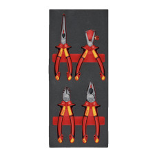 Ложемент з плоскогубцями та бокорізами VDE MILWAUKEE, (4шт) (45х175,8х417мм) для візків