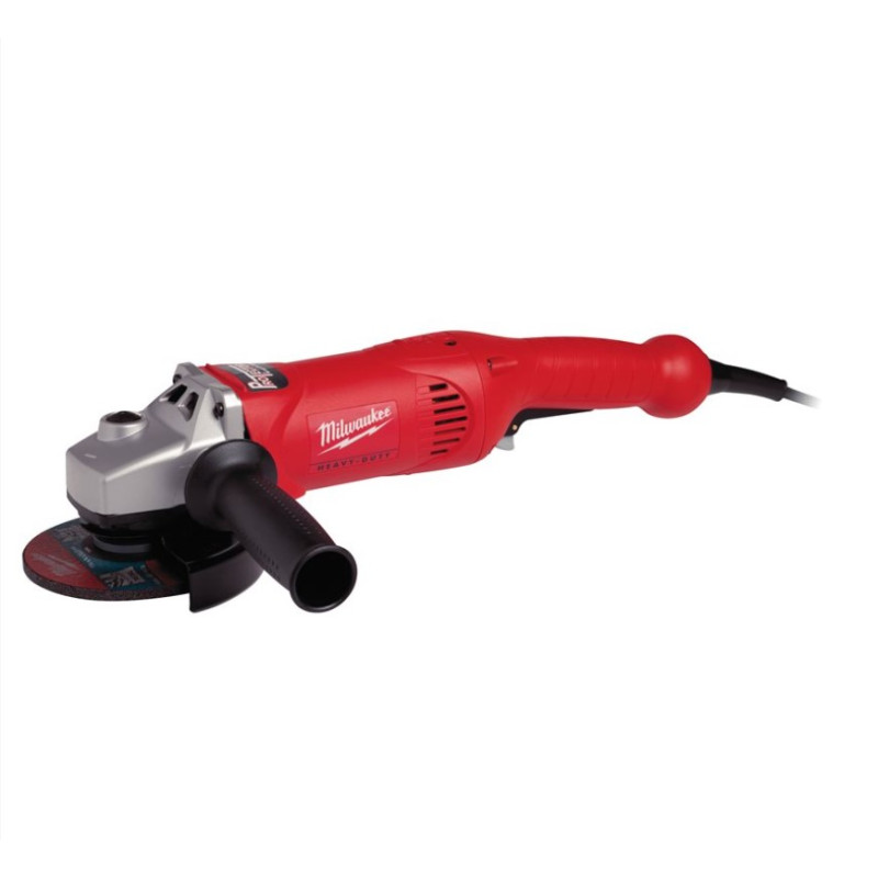 Шліфмашина кутова MILWAUKEE, AG16-125XC/DMS, 1520Вт, діаметр 125мм (захисний кожух, бічна рукоять, опорна та притискна гайки, кл