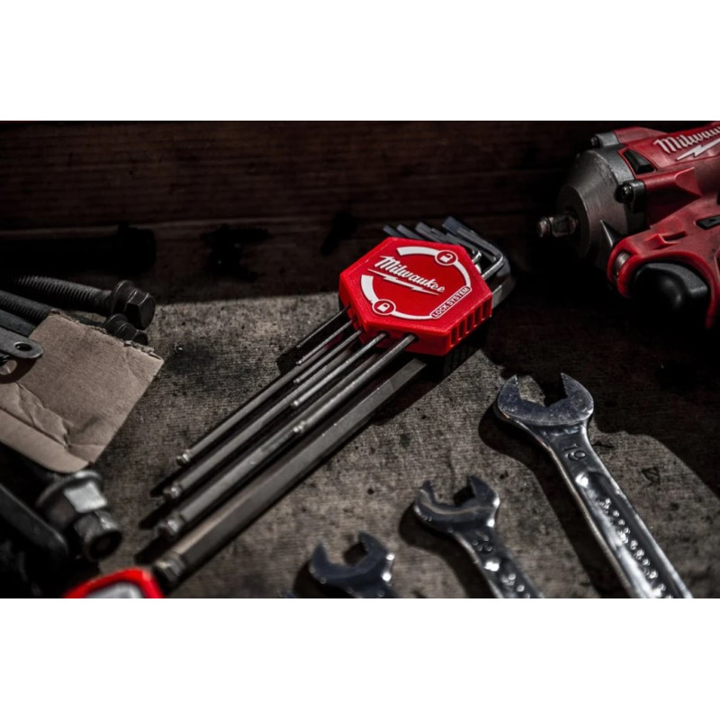 Ключ Г-образний шестигранний компактний MILWAUKEE, Hex 3,0мм з кулькою