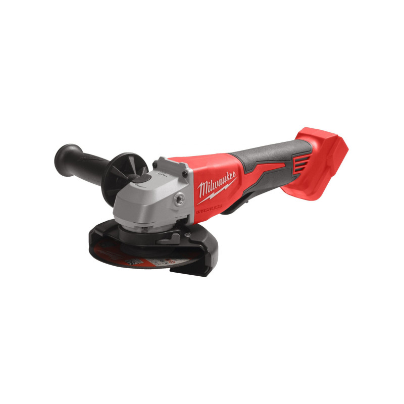 Шліфмашина кутова акумуляторна безщіткова MILWAUKEE, M18 BLSAG125XPD-0, діаметр 125мм, (каркас, бічна рукоять, захисний кожух, к